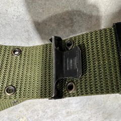 US Military Tactical Pistol Belt with Y-Suspenders Quick Release Large (32-48″)