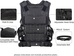 600D Tactical Outdoor Vest for Adults S-XXXXL Breathable and Adjustable for T…