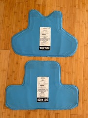 SAFARILAND Level IIIA Body Armor Plate Bullet Proof Insert Front/Back 2313-2415