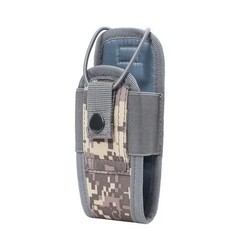 Outdoor Tactical Molle Radio Walkie Talkie Pouch Waist Bag Holder Pocket Holster