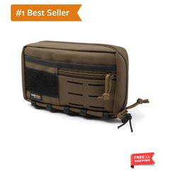 600D/Cordura Tactical Molle Utility Pouch, Small Military Admin EDC Tool Orga…