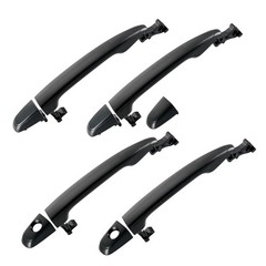 Philtop Exterior Door Handle Front Rear Driver Passenger 4Pcs For 2005-2015
