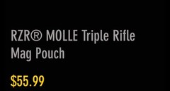 RZR Triple Magazine Pouch Tactical USA MADE 🇺🇸