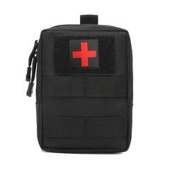 EDC Sports Waist Pack Nylon Molle Bag Red Cross Logo Coin Purse for Outdoor