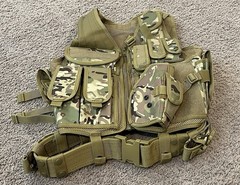 Yakeda Quick Release Tactical Outdoor Vest Army Camo