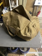 Mercury Tactical Gear Large Coyote Tan Duffel Bag – Deployment/Travel/Gym, Used
