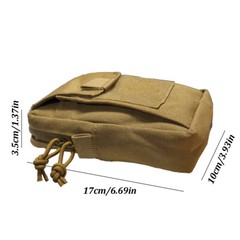 Tactical Molle Pouch EDC Multi-purpose Belt Waist Pack Bag Utility Phone Pocket