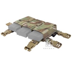 KRYDEX Triple .223 5.56 Magazine Pouch Tactical Placard with Kydex Insert Camo