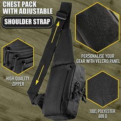 Tactical Quick Access Concealed Carry Pistol Bag Gun Holster Crossbody Sling Bag