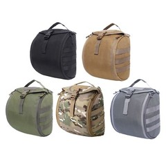Tactical MOLLE Clamshell Helmet Bag for Airsoft MilSim Motorcycle Bike Helmets