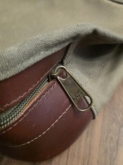 BOYT Green Canvas/ Leather Hunting Shotgun Skeet Shooting Shell Ammo Pouch Bag