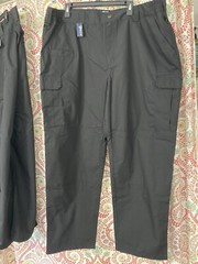 LOT Mens Pants 44×32 GALLS Black RipStop Canvas Tac Force Tactical Cargo Work