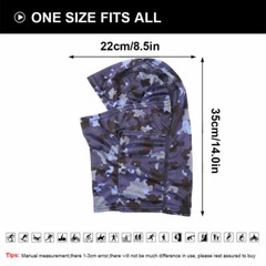 Tactical Military Balaclava Camo Full Face Mask Windproof Skull Cap Neck Scarf