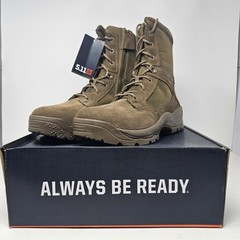 5.11 ATAC 2.0 8″ DESERT Tactical Boots ( Dark Coyote) Mens Size 11W NEW IN BOX