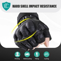 Fingerless Tactical Gloves Outdoor Motorcycle Cycling Half Finger Airsoft Gloves