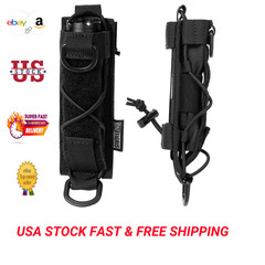 Tactical Flashlight Holster MOLLE Pouch with Adjustable Bungee Fits Fenix PD36R