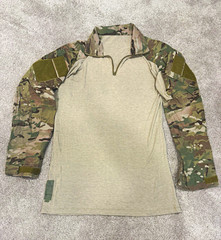 Crye Precision G2 Combat Shirt Men’s Large Long, Multicam Sleeves Tan Body