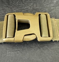 Khaki Canvas Tactical Belt Bag Adjustable Multi Pocket Heavy Duty Waist Bag
