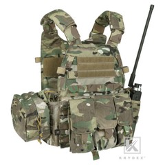 KRYDEX LBT-6094A Plate Carrier Tactical Body Armor Combat Vest Gear w/ Mag Pouch