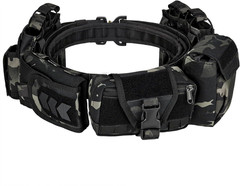 YAKEDA Tactical Battle Belt Duty Belts Law Enforcement Police Utility Gun Belt w
