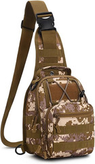 Tactical Backpack, Waterproof Military Cross-Body Molle Sling Shoulder Backpack