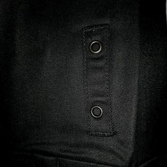 Prestige Tactical Wear Long Sleeve Shirt Small Black 65/35% Polyester Cotton BDU