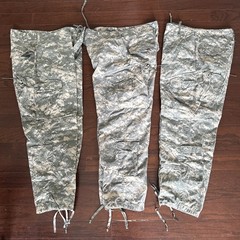 Lot of 3 USGI Army Combat Uniform Trousers UCP Digital Camo Medium Short Used