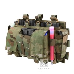 KRYDEX Tactical MF IV Placard 556 & 9mm Mag Pouch Front Panel for Carrier Vest