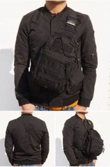 Outdoor Tactical Sling Bag Military MOLLE Crossbody Pack Chest Shoulder Backpack