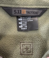 5.11 Tactical Men’s Full Zip Soft Shell Jacket Green Size Small – Preowned