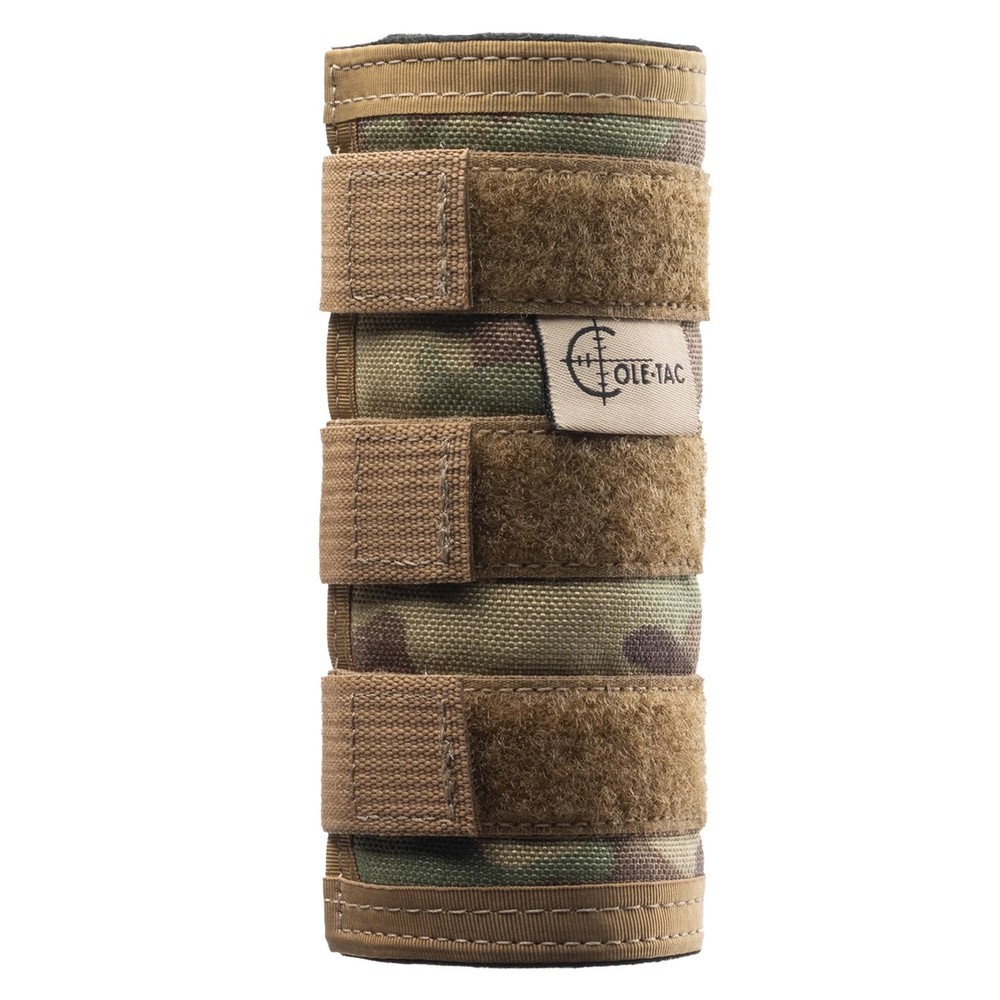 Cole-TAC 7.5″ Suppressor Cover, Heat Shield/Mirage Wrap, Multi-Cam #HTP203