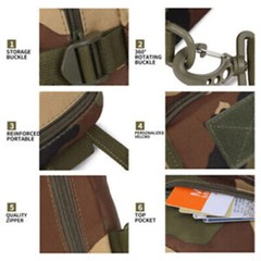 Tactical Military Sling Chest Backpack Bag Outdoor Sports Crossbody Fanny Pack