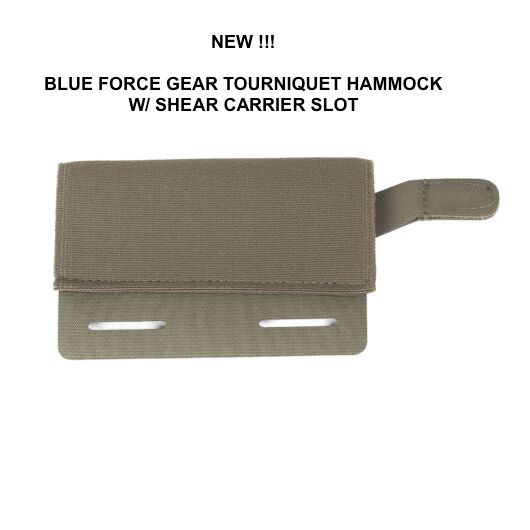 BLUE FORCE GEAR Tourniquet NOW SHEAR HAMMOCK Carrier Pouch Version 2 RANGE GREEN