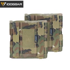 IDOGEAR Tactical Side Plate Pouch Set Plate Pocket 2PCS 6″X6″ for JPC2.0 Hunting