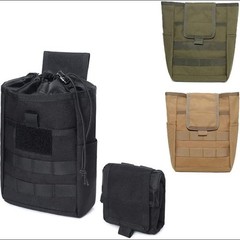 Utility Pouch Folding Dump Pouch Molle Dump Pouch Drawstring Magazine Waist Bags