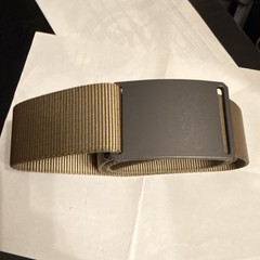 Brown Tactical grips 6 Belt with aluminum Buckle 1.75 size 36