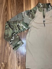 Men’s LBX Tactical Binter Defense Camo & Khaki 1/4 Zip Pullover Med