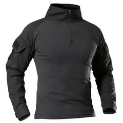 Tactical Combat Shirt Men Army Military Camo Long Sleeve Airsoft Hunting
