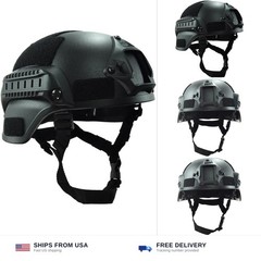 OneTigris Airsoft Helmet MICH 2000, 3mm ABS Plastic Adjustable ACH Tactical H…