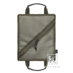 KRYDEX 2pcs Tactical Mesh Pouch Set Modular Storage Organizer Pockets Green