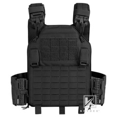 KRYDEX Tactical Plate Carrier Laser Cut MOLLE Quick Release Shoulder/ Cummerbund