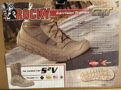 Rocky C4T 1070 Lightweight 550 Garrison Trainer Tactical Boots Men 8Wide NEW/Box