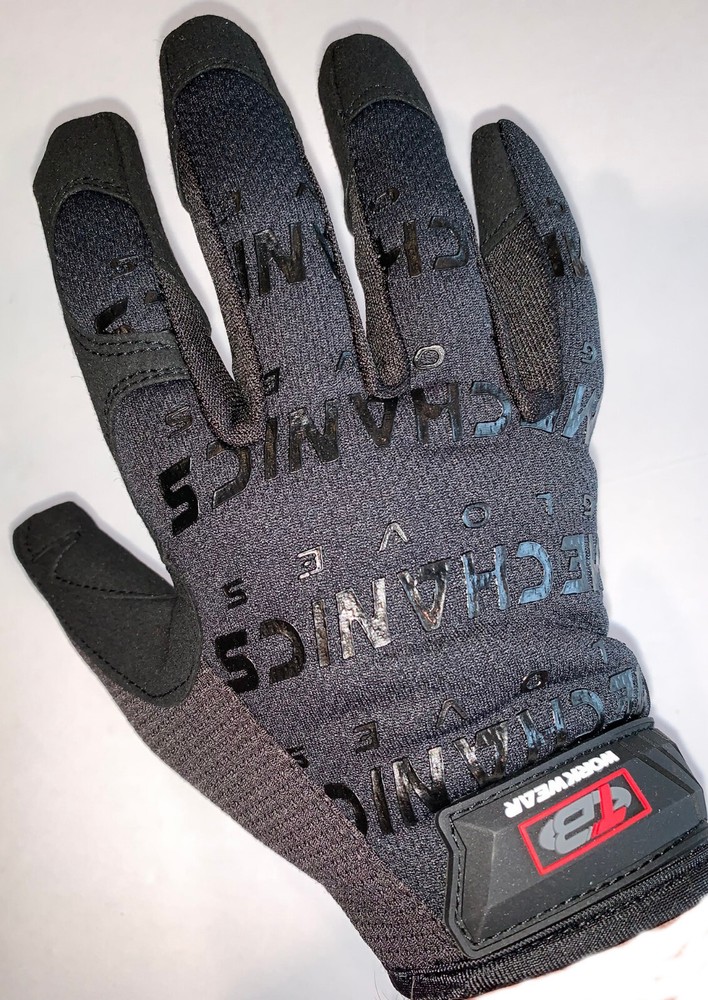 WorkWear Mechanics / Tactical Glove Black – Medium, Large, Ex-Large