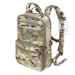 KRYDEX D3 Flatpack Tactical Backpack Multi-purposed MOLLE Rucksacks Hiking Bag