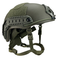 Bulletproof NIJ Level 3A Tactical FAST Helmet UHMWPE BALLISTIC IIIA Army Green