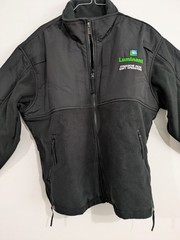 5.11 Tactical Black Fleece Jacket Full Zip L Regular Luminant Logo Embroidered