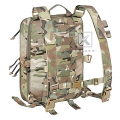 KRYDEX D3 Flatpack Tactical Backpack Multi-purposed MOLLE Rucksacks Hiking Bag