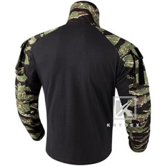 KRYDEX G3 Combat Shirt Long Sleeve w/ Elbow Pads Tops Army Tiger Stripes Airsoft