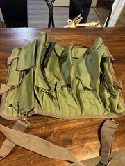 UTP Adjustable Nylon Chest Rig Vest, Green/Tan, One Size, Hunting
