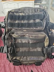 15L Mini Tactical Backpack – Black Camo – Small Backpack – Excellent Condition